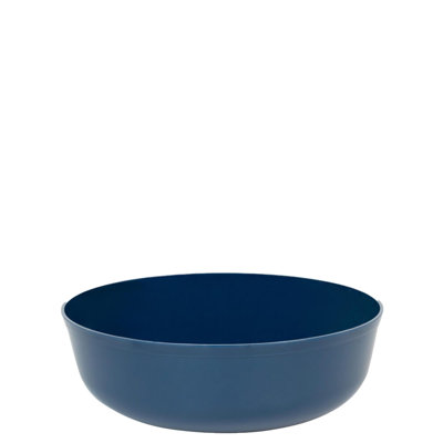 EcoQuality Ecoquality 16 Oz Disposable Round Dark Blue Plastic Bowls Edge Collection 20 Guests Wayfair Canada